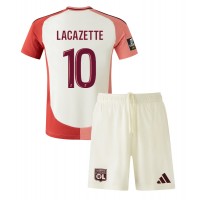 Olympique Lyonnais Alexandre Lacazette #10 Tredje Tröja Barn 2024-25 Kortärmad (+ Korta byxor)